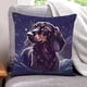thumbnail image 1 of Dachshund Fundas de almohada de terciopelo con tema, regalos de funda de almohada, decoración para el hogar, cojín de lanzar, regalo de cumpleaños para fans y parejas.50*50cm., 1 of 6