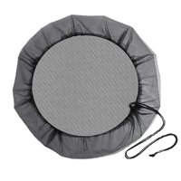 Magideal - Cubierta De Malla Para Barriles De Lluvia Con Cordón, Protector De Tanque De Cubos De Recolección De Agua, Cubierta De Cubos De Recolección De Agua