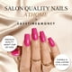 thumbnail image 4 of Press On Nails JOYVVEW, rosa intenso, cuadrado, tamaño mediano, largo, 24 unidades, 4 of 7