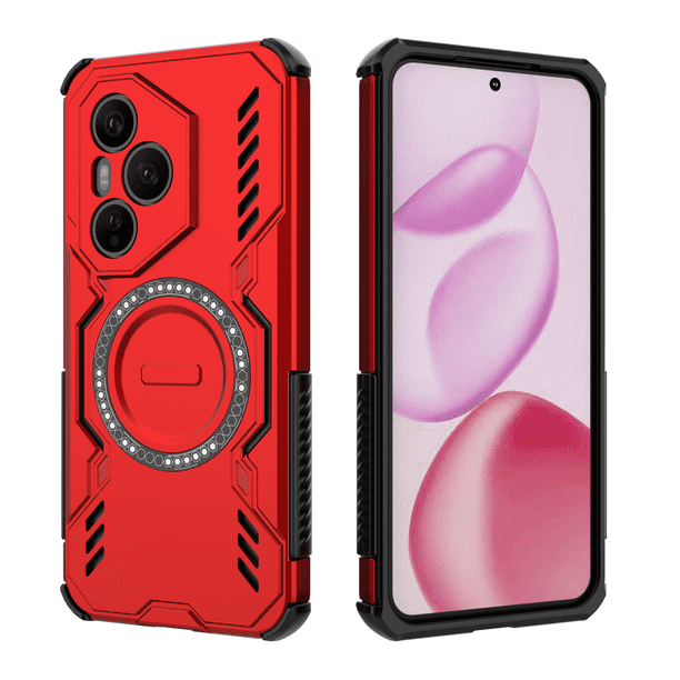 Funda FOXDOCK para Honor 400 Pro 5G , magnética, resistente a golpes, con soporte, unisex, carga inalámbrica