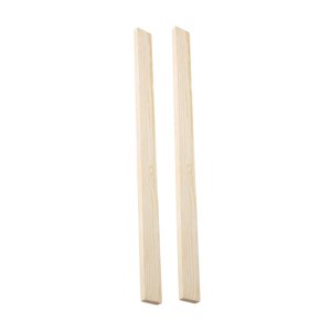 Bothyi - 2X Guías De Rodillo De Madera Portátiles Que Miden Tiras De Masa De Longitud 40Cm 5Mm