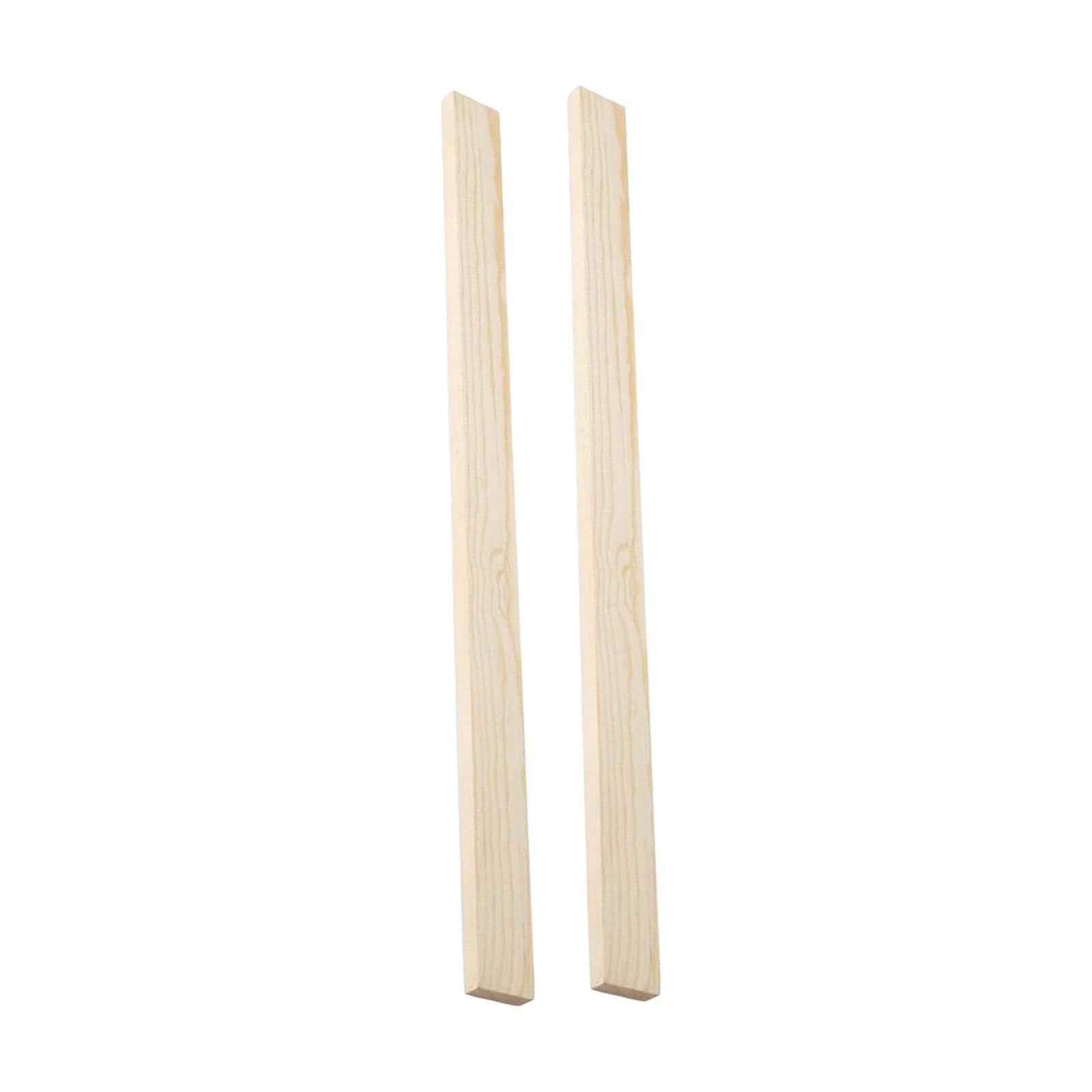 Bothyi - 2X Guías De Rodillo De Madera Portátiles Que Miden Tiras De Masa De Longitud 40Cm 5Mm
