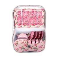 Total Click - Juguete Juego De Te Tacitas Tetera Accesorios Rosado Infantil