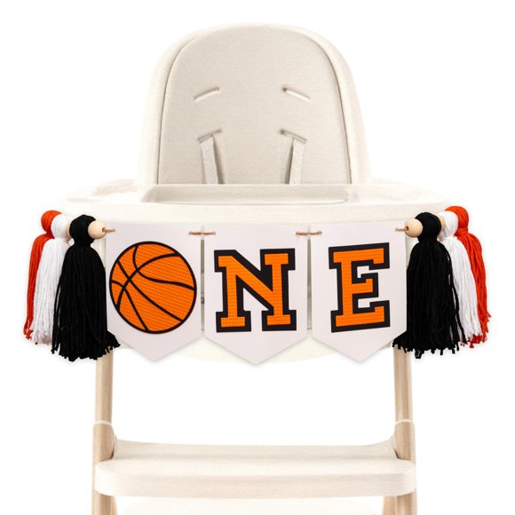 Bandera SOLUXIKA de Baloncesto Naranja y Negro para Bebé Niño