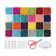 thumbnail image 1 of Kit de abalorios espaciadores de arcilla, abalorios de semillas de cristal, abalorios artesanales pequeños para pulseras DIY, collares, fabricación de 4mm 6000 piezas, 1 of 5