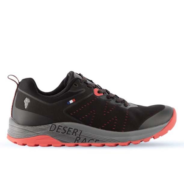 Zapatilla Trail Running Hombre Negro Rojo Michelin Dr27