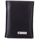 thumbnail image 2 of Cartera Tommy Hilfiger Fordham de cuero negro con tres pliegues para hombre, 2 of 3