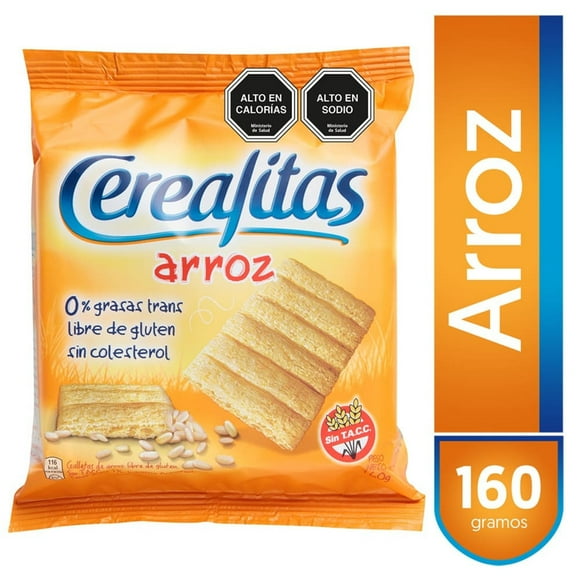 Galleta de arroz libre de gluten, 160 g