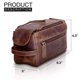 thumbnail image 2 of Neceser KomAlc Premium de piel de búfalo unisex de viaje, 2 of 8