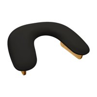 Magideal - Reposamanos Para Manicura De Salón, Accesorios Para Manicura, Cojín Ergonómico Portátil Para Reposamanos, Herramienta De Salón Para Uñas Acrílicas. Negro