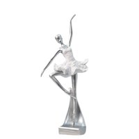 Bothyi - Decoración Artística De Bailarina De Ballet De Estilo Nórdico Elegante Para Estante De Entrada Regalos Estilo B Blanco
