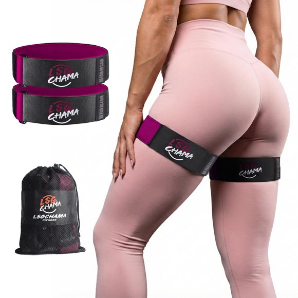 Bandas de Resistencia LSGCHAMA BFR para Entrenamiento de Glúteos en Mujeres