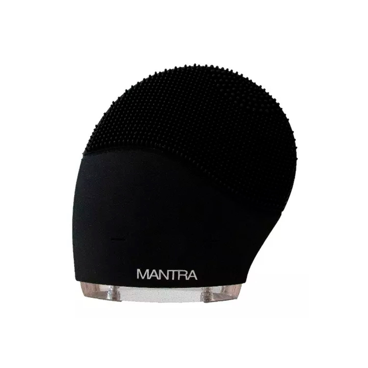Limpiador Facial Y Masajeador Mantra Silicone Brush Negro
