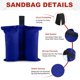 thumbnail image 2 of Bolsas de Pesas para Carpa ABCCANOPY, Paquete de 4 piezas (Azul), 2 of 8