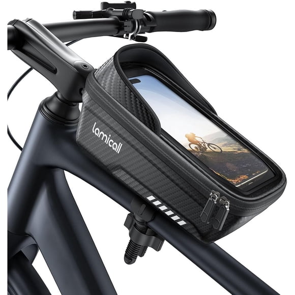 Lamicall Bike Frame Bag Waterproof 1s Release Bike Phone