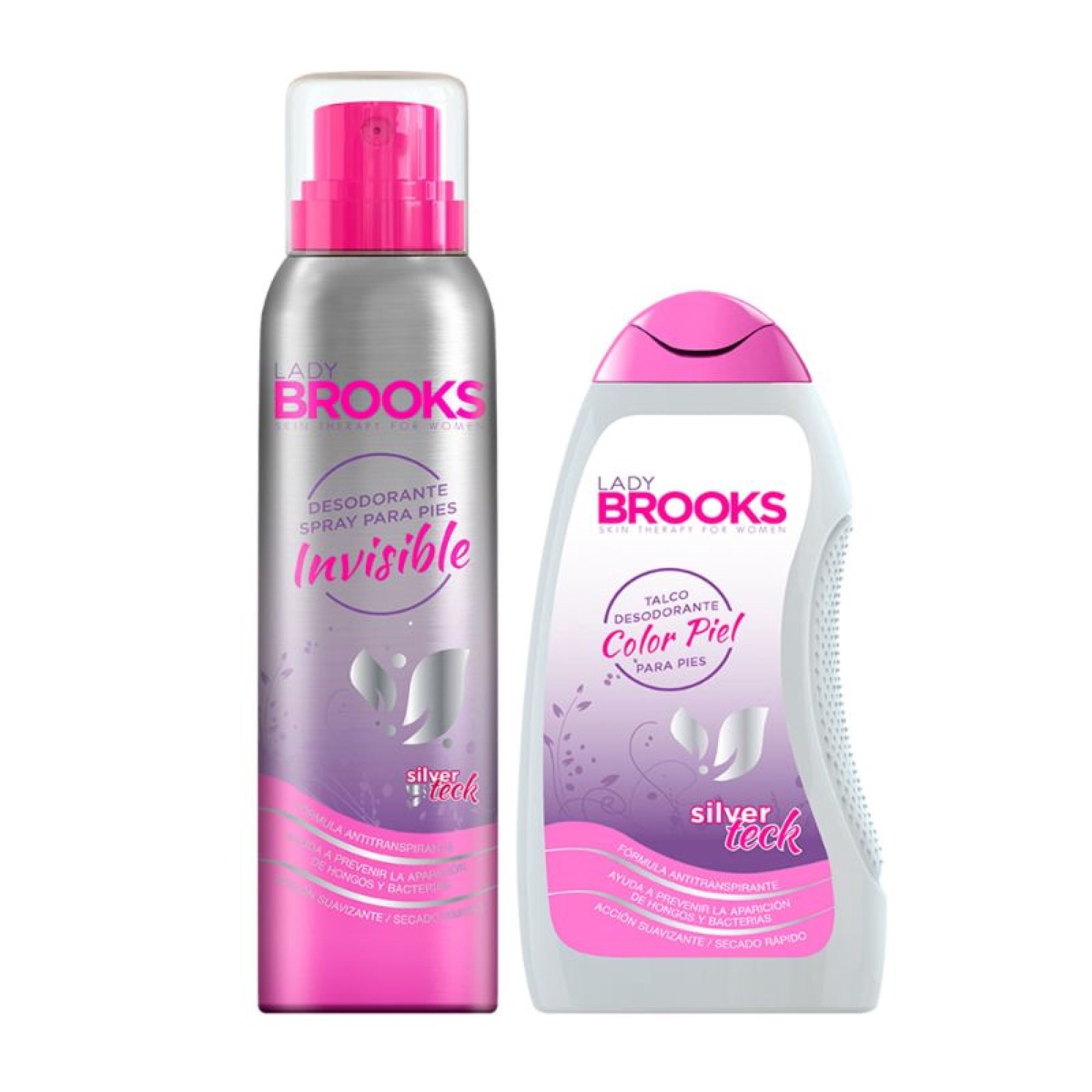 Pack Desodorante Para Pies Silver Feck 2 Un Brooks
