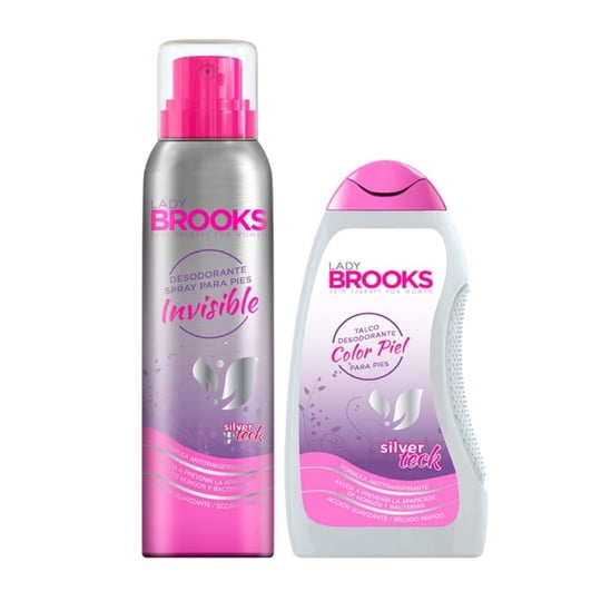 Pack Desodorante Para Pies Silver Feck 2 Un Brooks