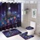 thumbnail image 1 of Set De Baño El Príncipe Dragón 4 Piezas Cortina De Ducha Con Alfombras Impermeable, 1 of 6