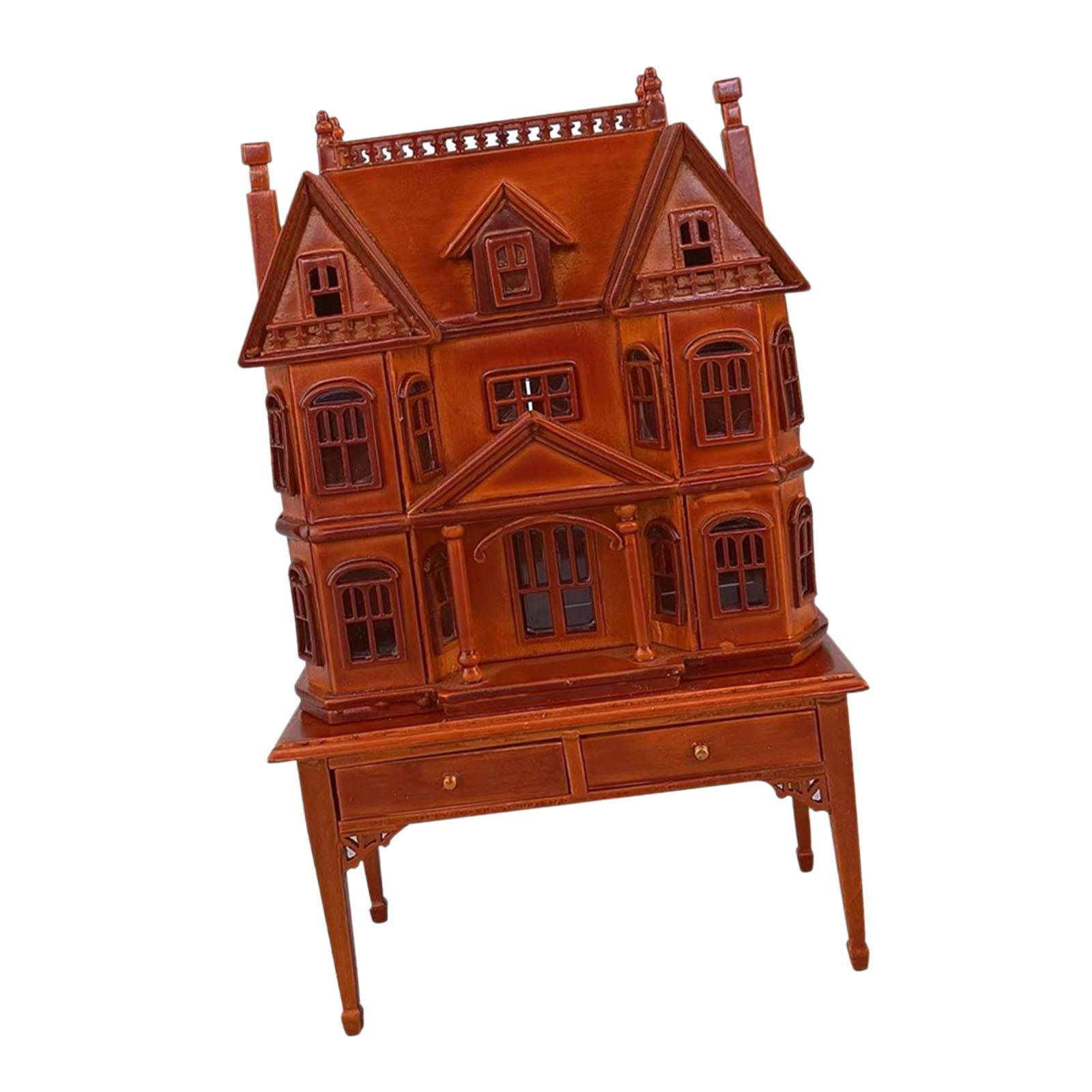 Magideal - Casa De Muñecas En Miniatura, Juguetes, Accesorios De Muebles, Regalos Navideños, Casa De Muñecas De Madera Para Niñas, Casa De Muñecas En Miniatura P