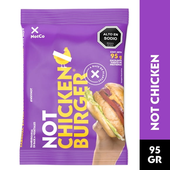 Hamburguesa Vegetal NotChicken Pollo, 95 g