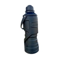 Magideal - Tanque De Combustible De Repuesto Para Motocicleta De 1,8 L, Botella De Agua Cilíndrica, Contenedor De Combustible Portátil Y Liviano Para Instalación Negro