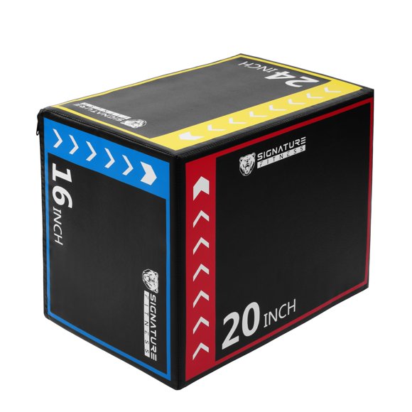 Saltador pliométrico de espuma Plyo Box Fitvids 3 en 1 para gimnasio en casa