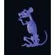 thumbnail image 3 of Crazy Bonez Ghostly Skeleton Rat Black Light Responsive Prop, 3 of 5