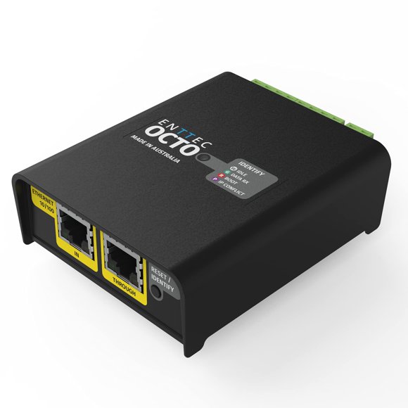 Convertidor y controlador de píxeles LED Enttec OCTO Mk2 71521
