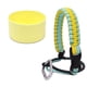 thumbnail image 3 of Manija De La Botella De Agua Funda Protectora De Silicona Para Actividades Al Aire Libre Deportes Amarillo Claro Mediano, 3 of 5