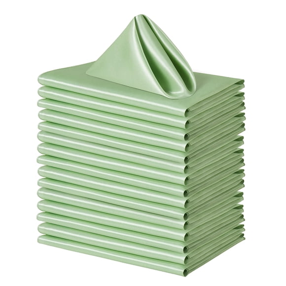 Servilletas de Satén 50x50 cm Verde Salvia 100 uds – Counfeisly