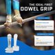 thumbnail image 2 of Agarres de gimnasia Gibson Athletic talla grande color blanco, 2 of 5