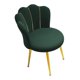 thumbnail image 5 of Silla De Tocador Silla Auxiliar Moderna Y Suave Con Patas De Metal Para Cafetería, Salón, Dormitorio, Verde, 5 of 5