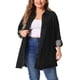 thumbnail image 1 of Agnes Orinda Trajes de Halloween Camisas de Colegio para Mujeres de Talla Grande Camisa de Chambray con Botones Camisas de Mezclilla 1X Negro, 1 of 8