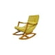 thumbnail image 1 of Silla Mecedora Con Apoya Brazo Felpa Ocre, 1 of 3