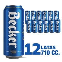 Cerveza Becker Latón Pack X12 710Cc