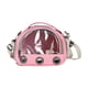 thumbnail image 2 of Bolsa De Transporte Para Hámster, Ardilla, Ventana Grande Transparente, Bolsa De Transporte Para Cobayas, S, Rosa, 2 of 5