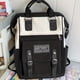 thumbnail image 3 of Stylish Preppy Color Contrast Tote Backpack: Perfect for School, Work & Travel!, 3 of 5