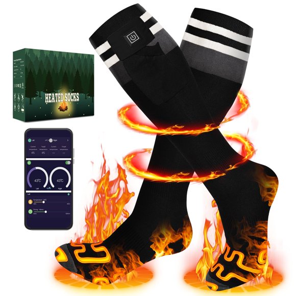 Batería eléctrica de 6000 mAh controlada por la aplicación Heated Socks Mecmic