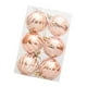 thumbnail image 1 of 6 Piezas De Bolas De Navidad, Adornos Navideños, Adornos Navideños Para Porche, Fiestas, Vacaciones, Oro Rosa, 1 of 3