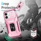 thumbnail image 2 of Funda Armada para iPhone 16 Plus con Tapa Deslizante y Soporte Magnético Giratorio Rosa, 2 of 5