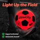 thumbnail image 3 of Balón de fútbol GlowCity tamaño 5 recargable con LED, 3 of 9