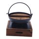 thumbnail image 5 of Olla Colgante De Hierro Fundido Con Tapa De Madera Olla De Estofado Japonés Sukiyaki Olla De Campamento 20cm Base 20x6cm, 5 of 5