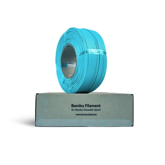 Filamento para impresora 3D BAMBULAB PLA mate, 1,75 mm, 1 kg, turquesa