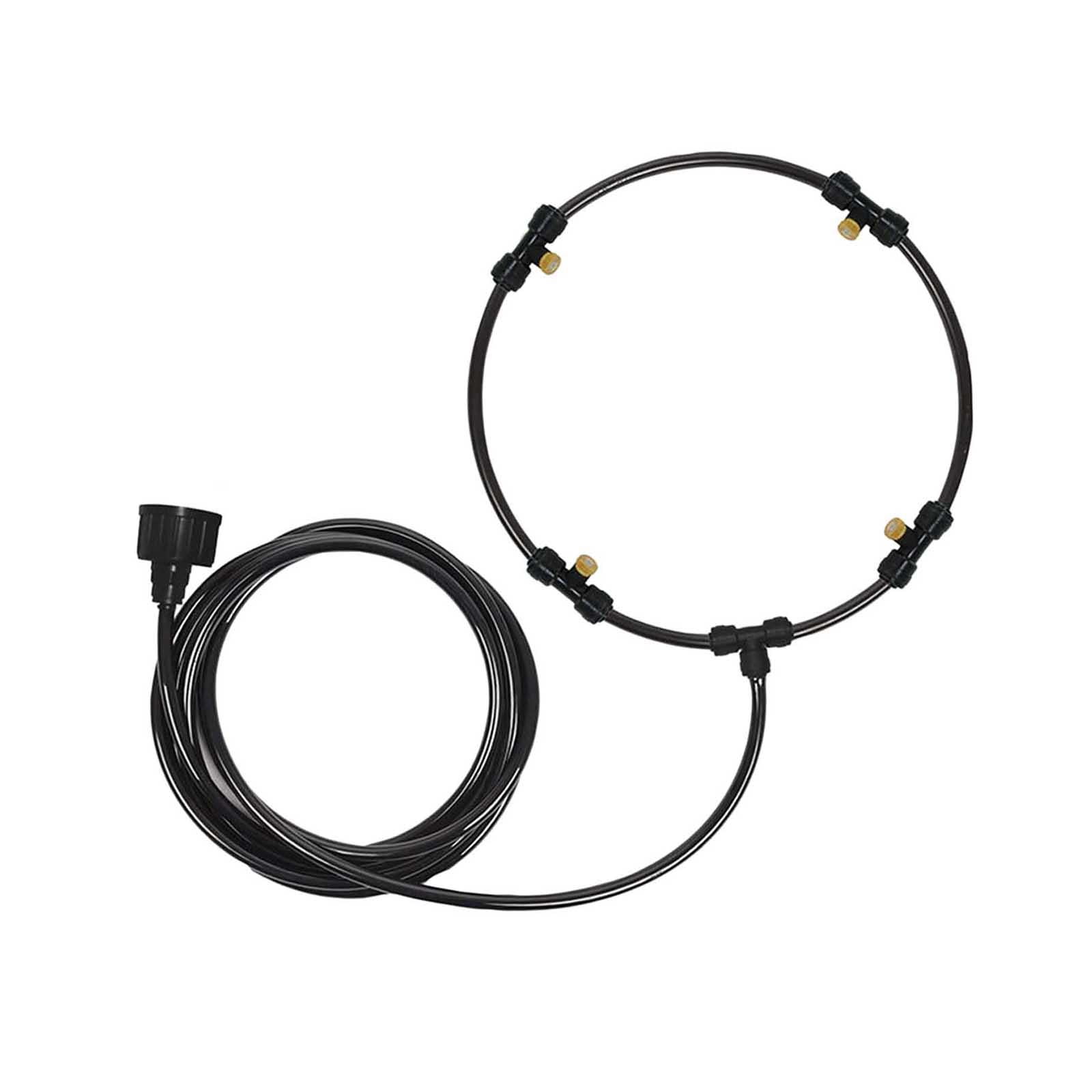 Bothyi - Sistema De Rociador De Agua Nebulizada Kit De Ventilador De Nebulización Para Enfriar El Jardín Del Patio 12 Pulgadas