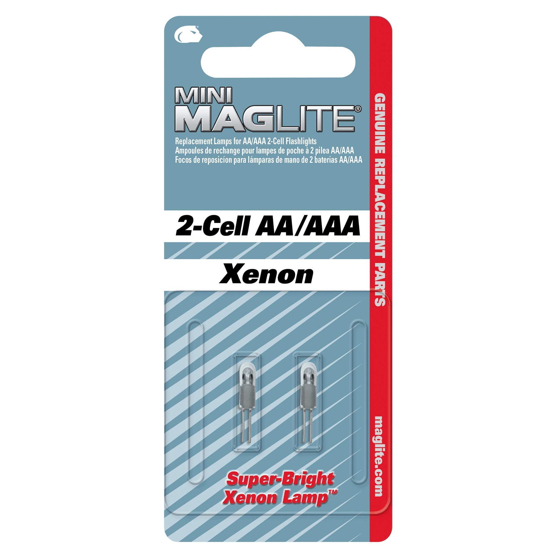 Lámpara De Repuesto Xenón Maglite Para Mini 2 Pilas Aa Y Aaa