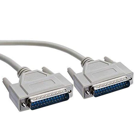 Cable de extensión para impresora Yohii DB25 macho a macho, 4,5 m