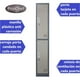 thumbnail image 3 of Locker Casillero Metalico 1 Cuerpo 2 Puertas, 3 of 7
