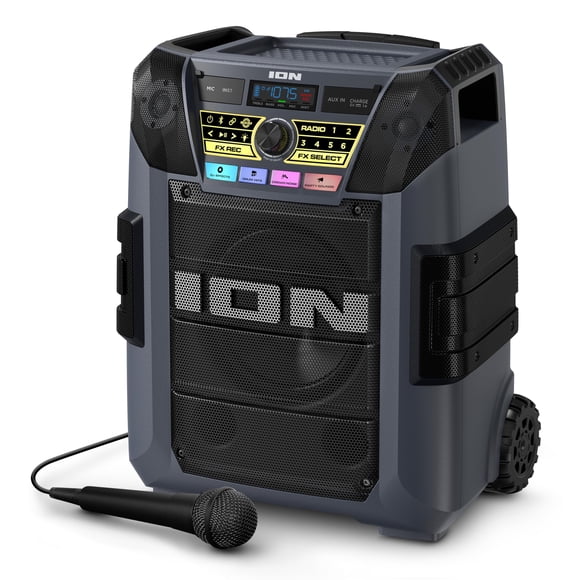 Altavoz portátil Bluetooth para fiestas al aire libre ION Block Rocker XL