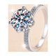 thumbnail image 3 of Anillos de Moissanita de Oro Blanco de 18K de 2-5 Uds para Mujer Regalo Color D Claridad VVS1 Anillos de Compromiso de Diamante Anillo de Plata Esterlina S925 Joyería Alianzas de Boda de Moissanita, 3 of 9