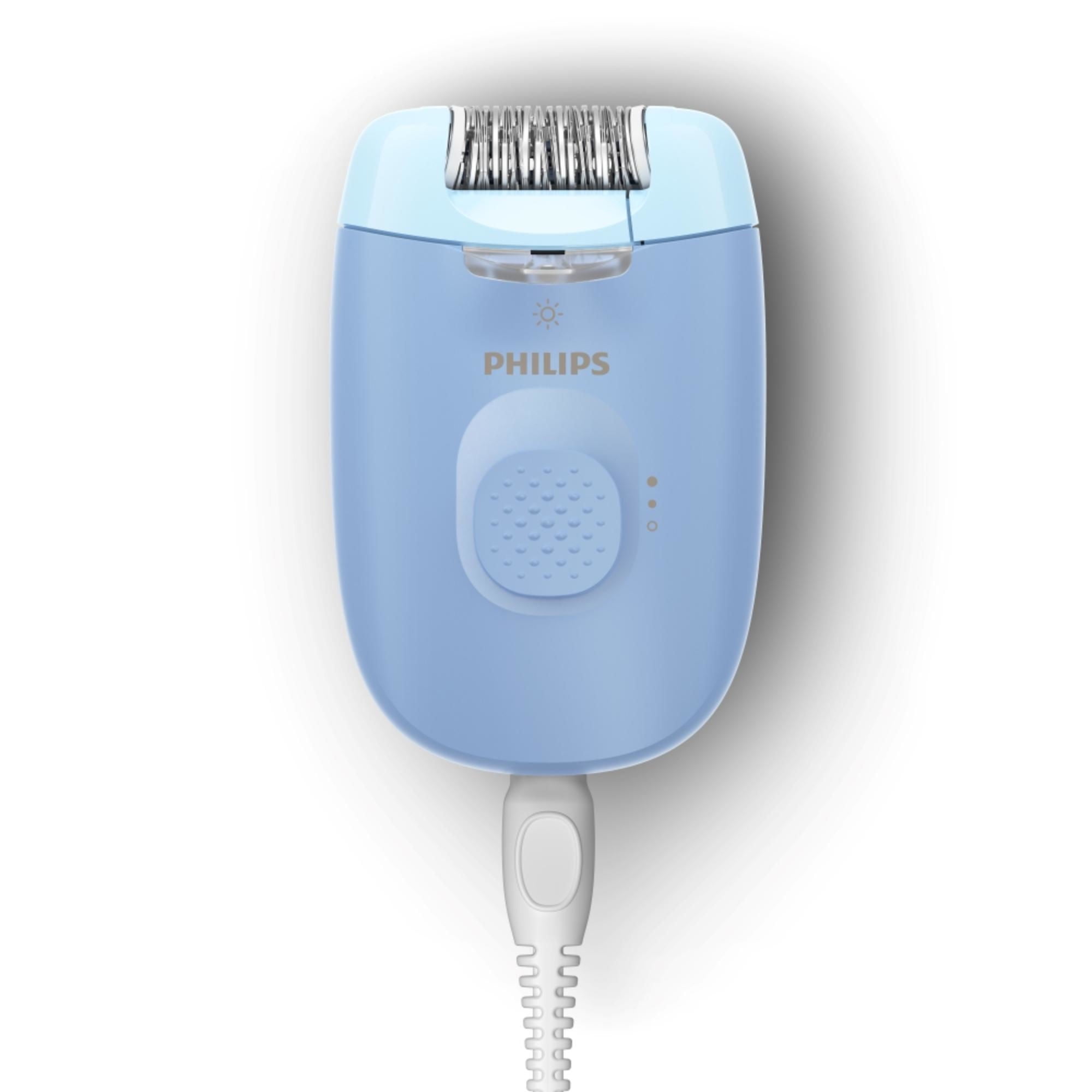 Philips - Depiladora Bre247/00 + 4 Accesorios Series 2000 Azul